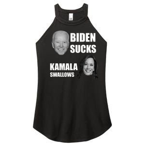 Biden Sucks Kamala Swallows Women's Perfect Tri Rocker Tank