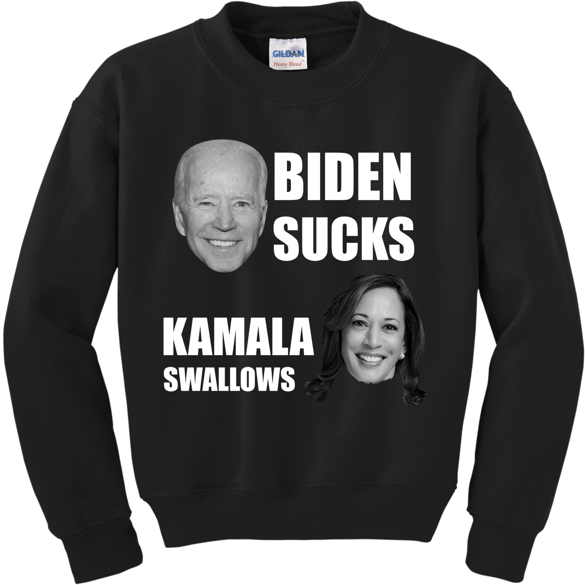 Biden Sucks Kamala Swallows Kids Sweatshirt