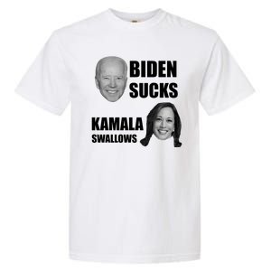 Biden Sucks Kamala Swallows Garment-Dyed Heavyweight T-Shirt