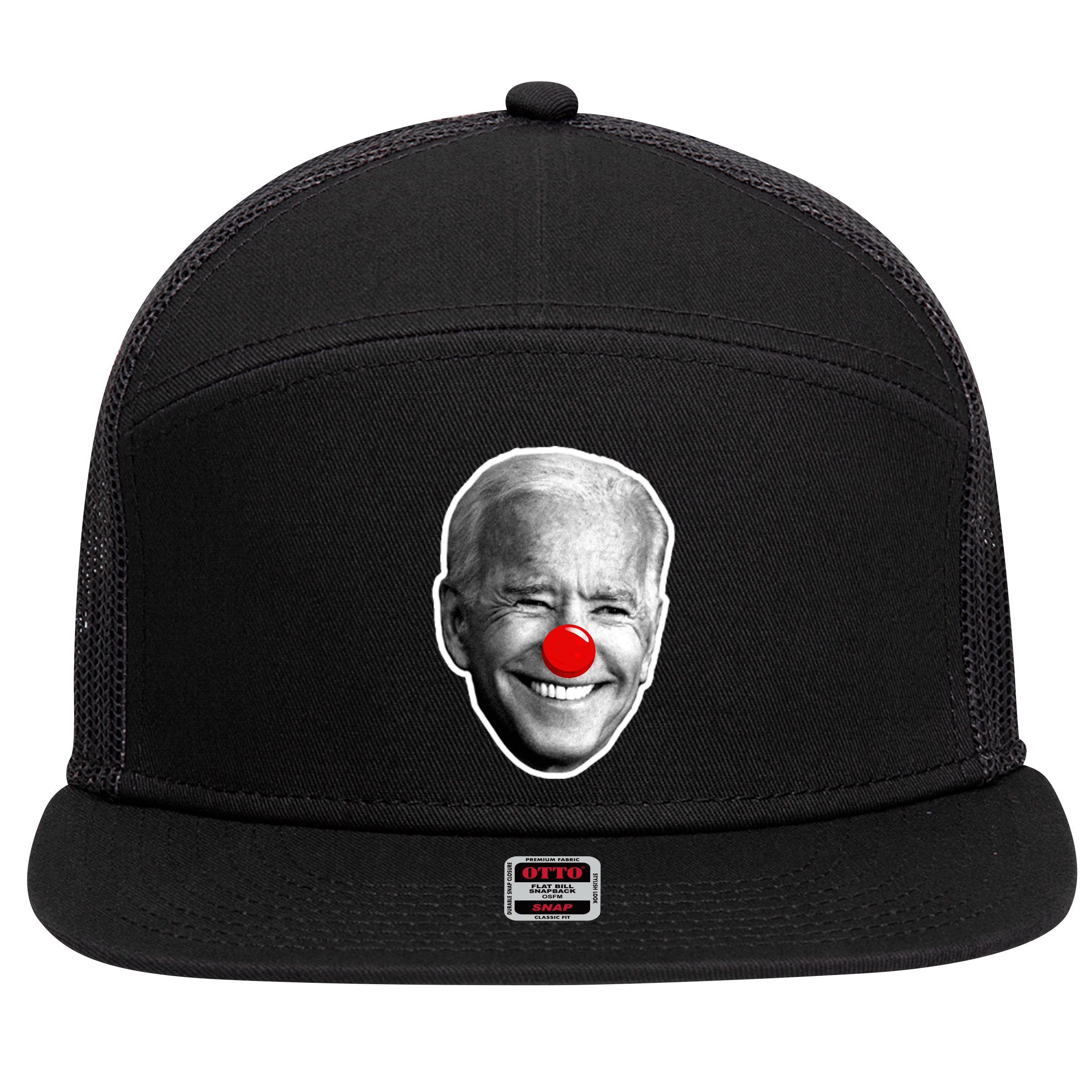 Biden The Clown 7 Panel Mesh Trucker Snapback Hat