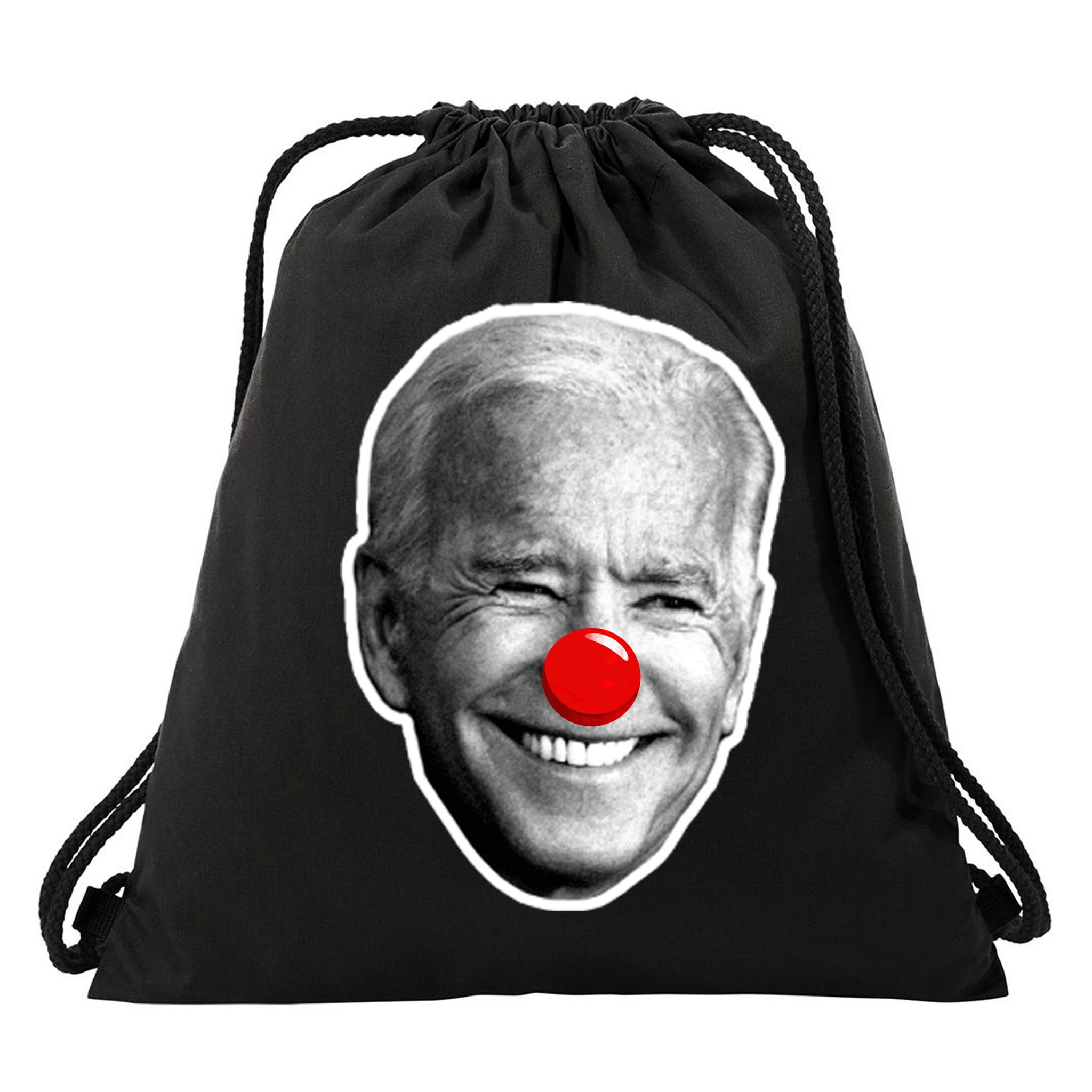 Biden The Clown Drawstring Bag