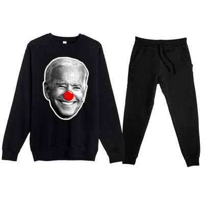 Biden The Clown Premium Crewneck Sweatsuit Set