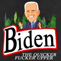 Biden The Quicker Fucker Upper Funny Cartoon Adult Drive Performance Visor