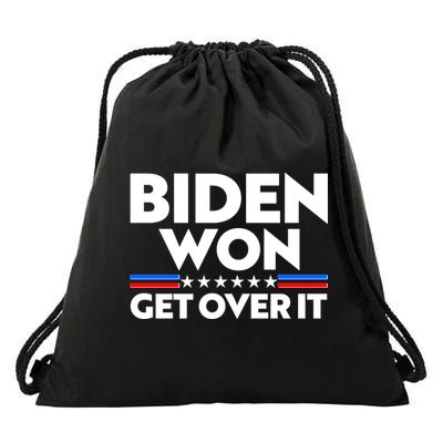 Biden Won Get Over It Drawstring Bag
