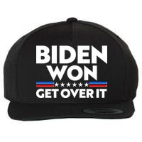 Biden Won Get Over It Wool Snapback Cap