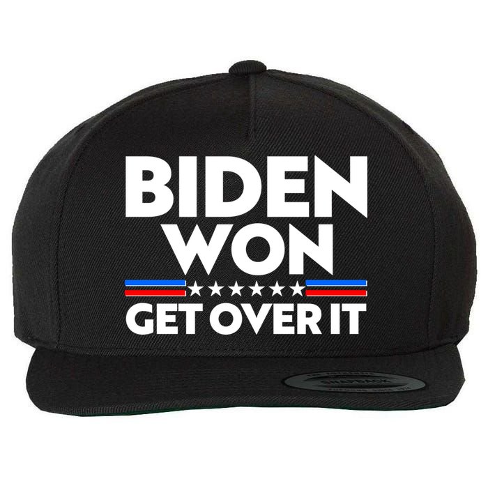 Biden Won Get Over It Wool Snapback Cap