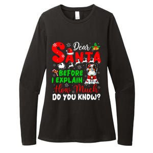 Before I Explain How Much You Know Xmas Papillon Owner Lover Womens CVC Long Sleeve Shirt