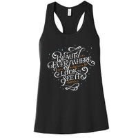 Beauty Is Everywhere Bob Quote Inspirational Women's Racerback Tank