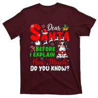 Before I Explain How Much You Know Xmas Papillon Owner Lover T-Shirt