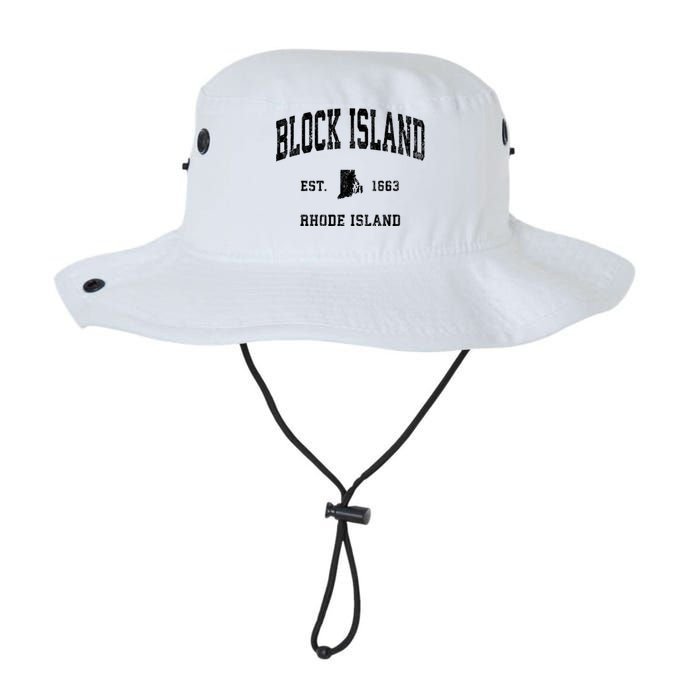 Block Island Est 1663 Rhode Island Ri Vintage Established Athletic Sports Design Legacy Cool Fit Booney Bucket Hat