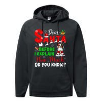 Before I Explain How Much You Know Xmas Papillon Owner Lover Performance Fleece Hoodie