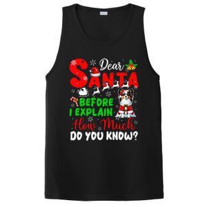 Before I Explain How Much You Know Xmas Papillon Owner Lover PosiCharge Competitor Tank