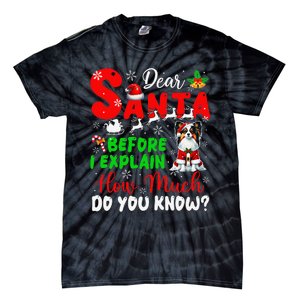 Before I Explain How Much You Know Xmas Papillon Owner Lover Tie-Dye T-Shirt