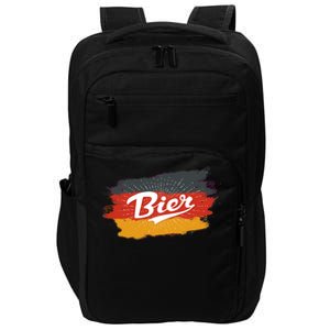 Bier German Flag Oktoberfest Impact Tech Backpack