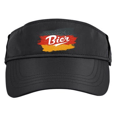 Bier German Flag Oktoberfest Adult Drive Performance Visor