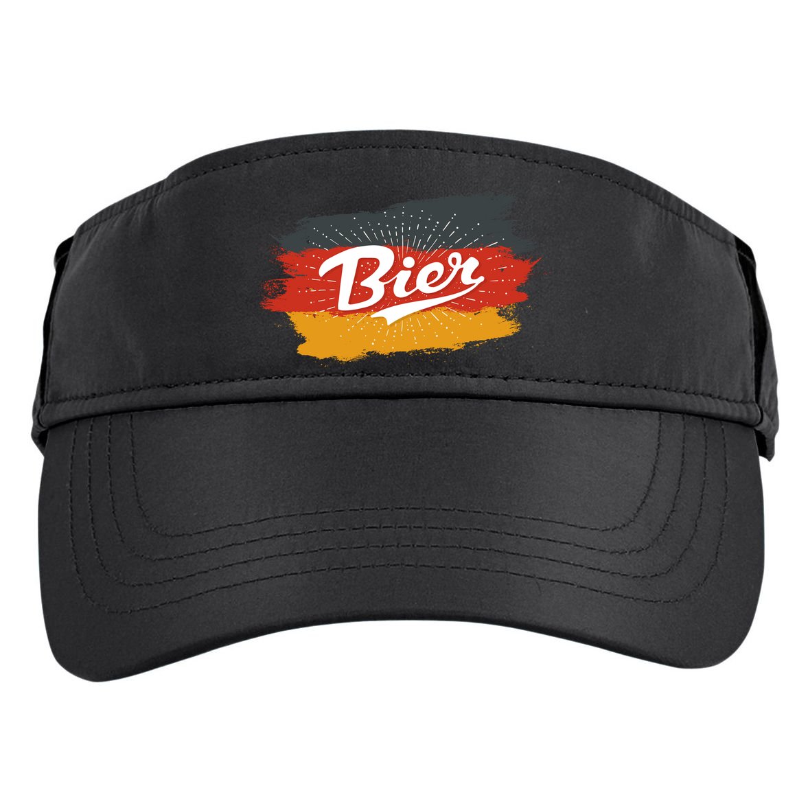 Bier German Flag Oktoberfest Adult Drive Performance Visor