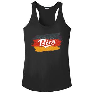 Bier German Flag Oktoberfest Ladies PosiCharge Competitor Racerback Tank