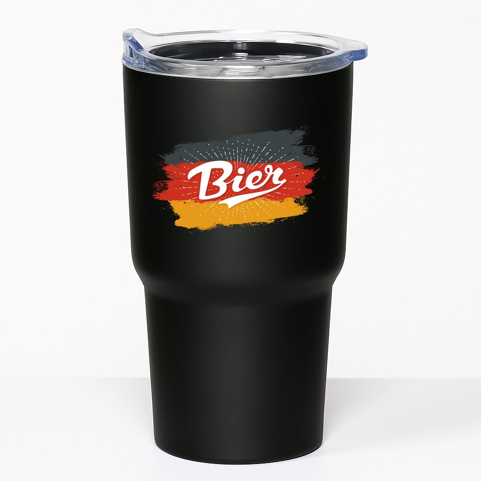 Bier German Flag Oktoberfest Tumbler