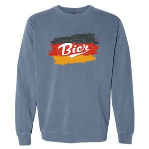 Bier German Flag Oktoberfest Garment-Dyed Sweatshirt