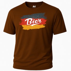 Bier German Flag Oktoberfest Cooling Performance Crew T-Shirt