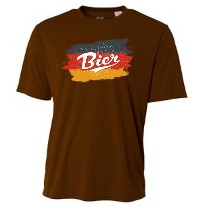 Bier German Flag Oktoberfest Cooling Performance Crew T-Shirt