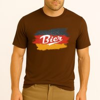 Bier German Flag Oktoberfest Cooling Performance Crew T-Shirt