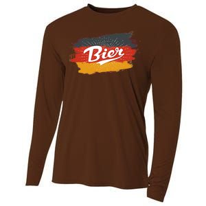 Bier German Flag Oktoberfest Cooling Performance Long Sleeve Crew