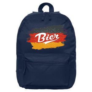 Bier German Flag Oktoberfest 16 in Basic Backpack