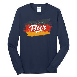 Bier German Flag Oktoberfest Tall Long Sleeve T-Shirt