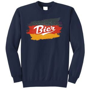 Bier German Flag Oktoberfest Tall Sweatshirt