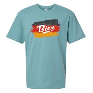 Bier German Flag Oktoberfest Sueded Cloud Jersey T-Shirt