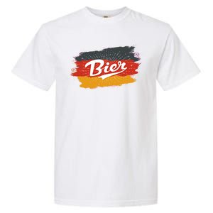 Bier German Flag Oktoberfest Garment-Dyed Heavyweight T-Shirt