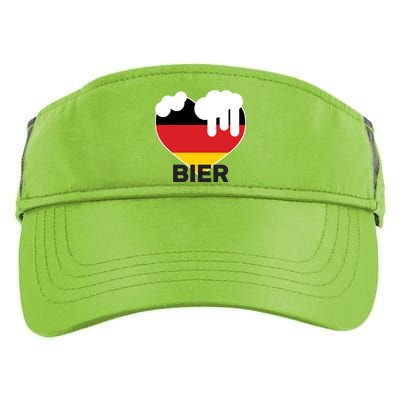 Bier Heart Full of Beer Oktoberfest Adult Drive Performance Visor