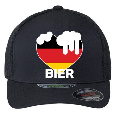 Bier Heart Full of Beer Oktoberfest Flexfit Unipanel Trucker Cap