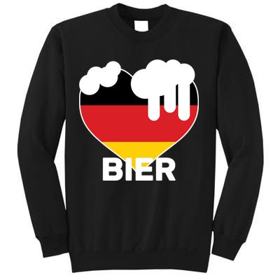 Bier Heart Full of Beer Oktoberfest Sweatshirt