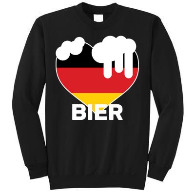 Bier Heart Full of Beer Oktoberfest Sweatshirt