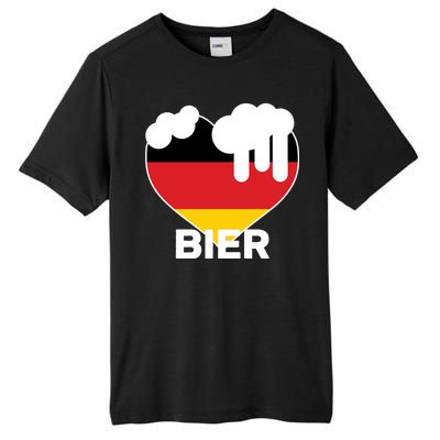 Bier Heart Full of Beer Oktoberfest Tall Fusion ChromaSoft Performance T-Shirt