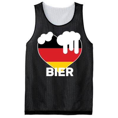 Bier Heart Full of Beer Oktoberfest Mesh Reversible Basketball Jersey Tank