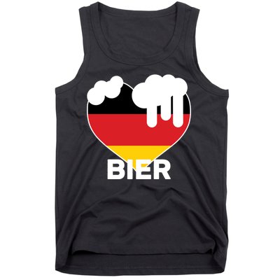 Bier Heart Full of Beer Oktoberfest Tank Top