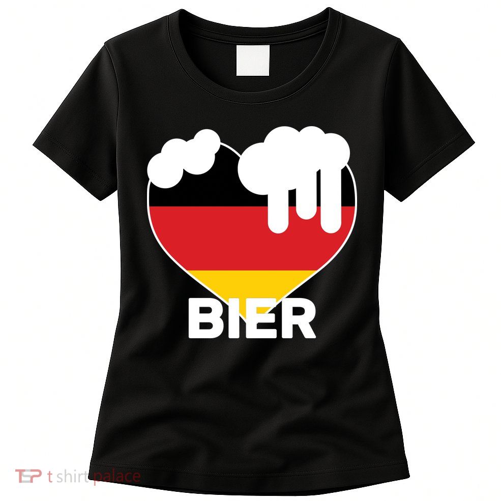 Bier Heart Full of Beer Oktoberfest Women's T-Shirt