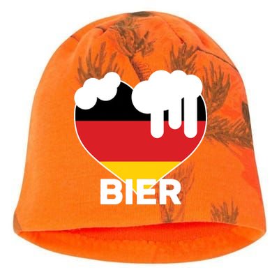 Bier Heart Full of Beer Oktoberfest Kati - Camo Knit Beanie