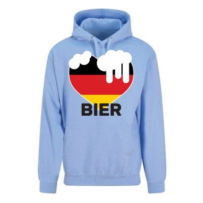 Bier Heart Full of Beer Oktoberfest Unisex Surf Hoodie