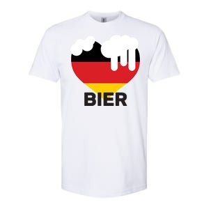 Bier Heart Full of Beer Oktoberfest Softstyle CVC T-Shirt