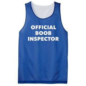 Boob Inspector Funny Saying Halloween Quote Costume Mesh Reversible Basketball Jersey Tank