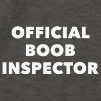 Boob Inspector Funny Saying Halloween Quote Costume Vector Backpack