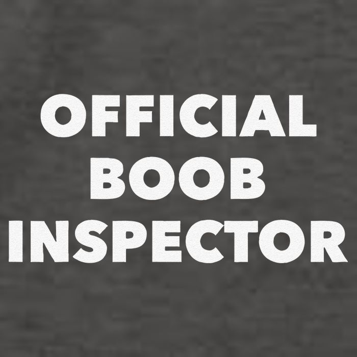 Boob Inspector Funny Saying Halloween Quote Costume Vector Backpack