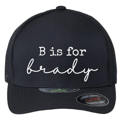 B Is For Brady Flexfit Unipanel Trucker Cap