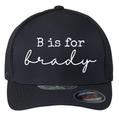 B Is For Brady Flexfit Unipanel Trucker Cap