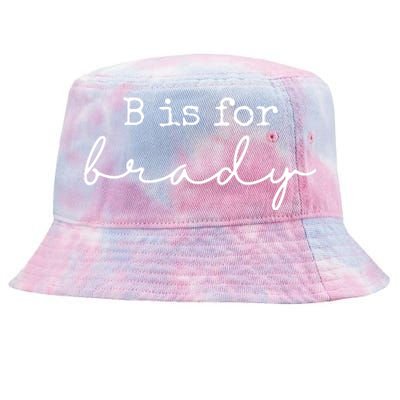 B Is For Brady Tie-Dyed Bucket Hat