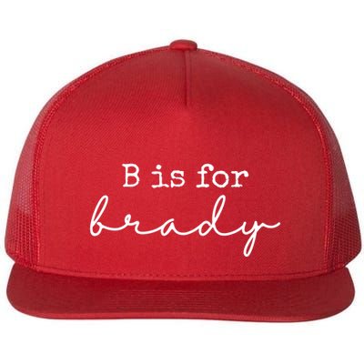 B Is For Brady Flatbill Hat